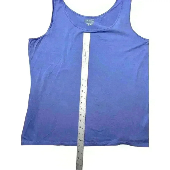 LL bean tank top size XL Petite Larkspur - Picture 6 of 6